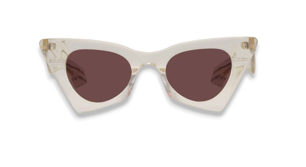Karen Walker Astral Arrow B Sunglasses | Vintage Clear, Cat Eye, Eco Friendly