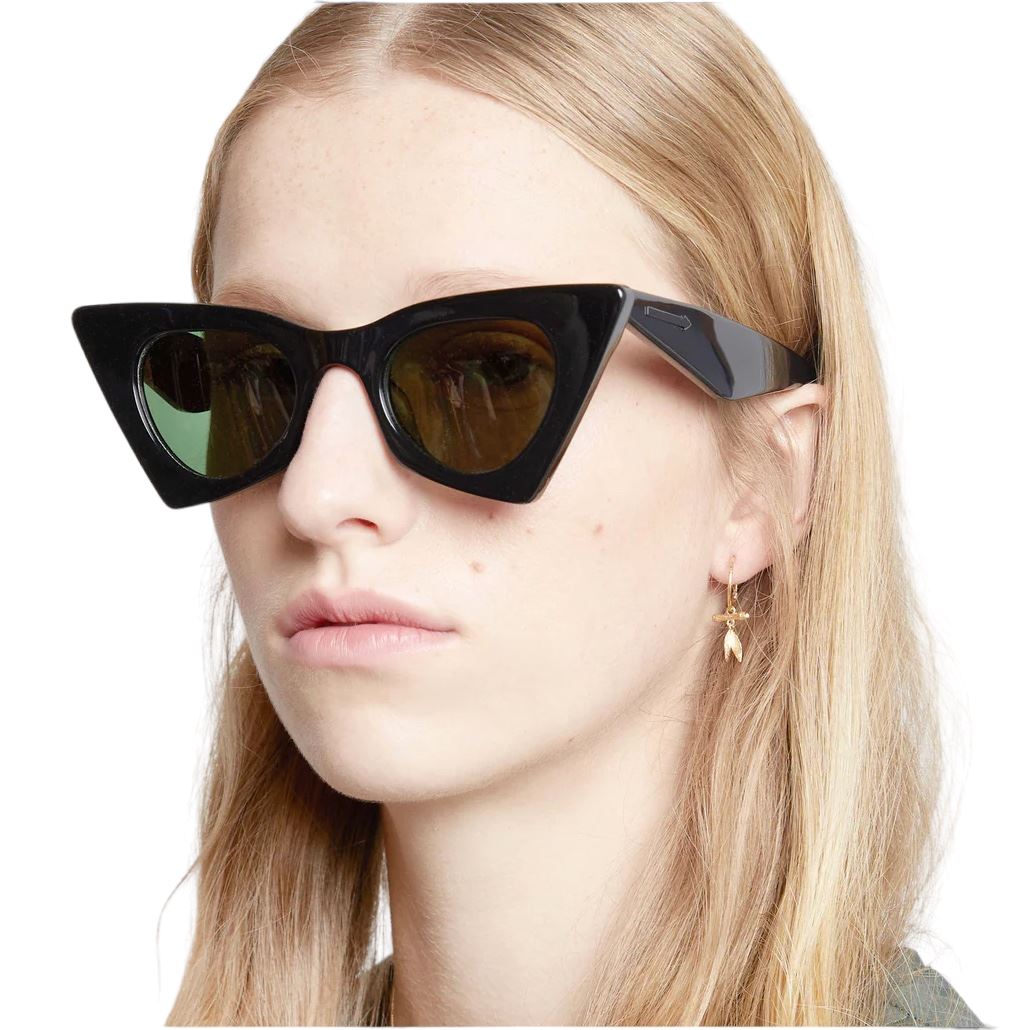 Karen Walker Astral Arrow B Sunglasses | Vintage Clear, Cat Eye, Eco Friendly