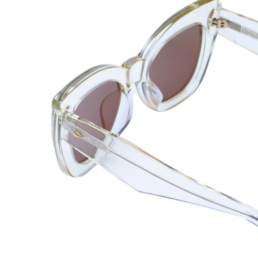Karen Walker Northern Lights Sunglasses | Vintage Clear, Cats Eye, Oversized