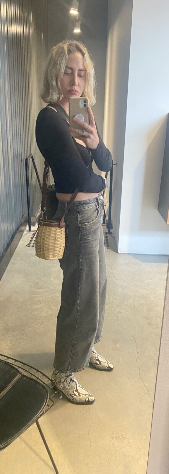 Zimmermann Wicker Cross Body Bag | Leather / Straw, Beige / Brown