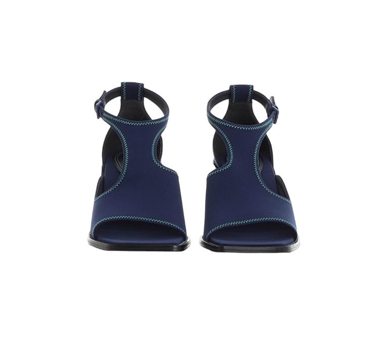 Zimmermann Scuba Sandal 65 | Heeled, Dark Cobalt, Blue, Neoprene / Leather sole