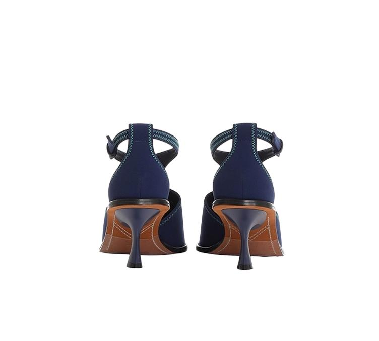 Zimmermann Scuba Sandal 65 | Heeled, Dark Cobalt, Blue, Neoprene / Leather sole