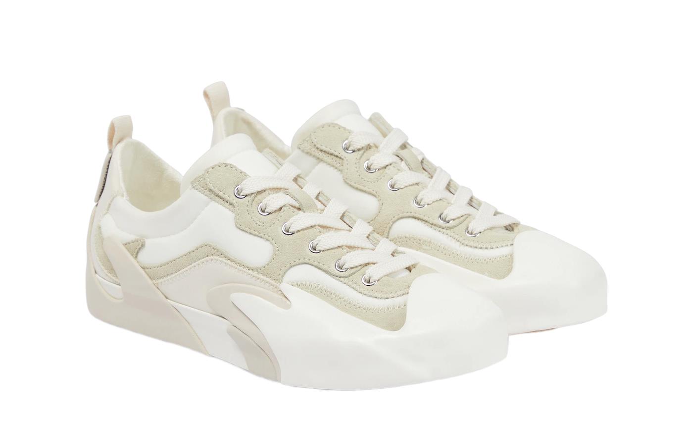 Fabric white trainers hotsell