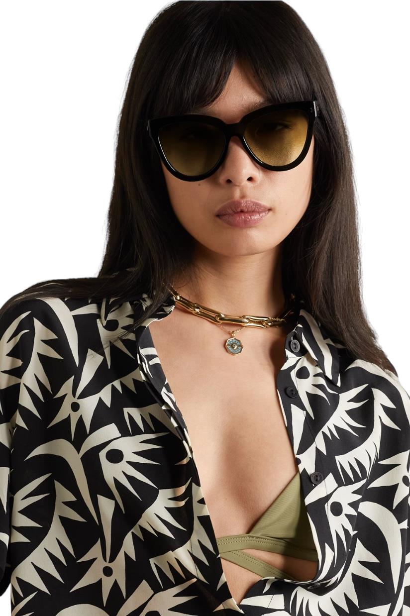 Le Specs LIAR LIAR Sunglasses | Charcoal/Black Cats Eye, Oversized, Eco Friendly