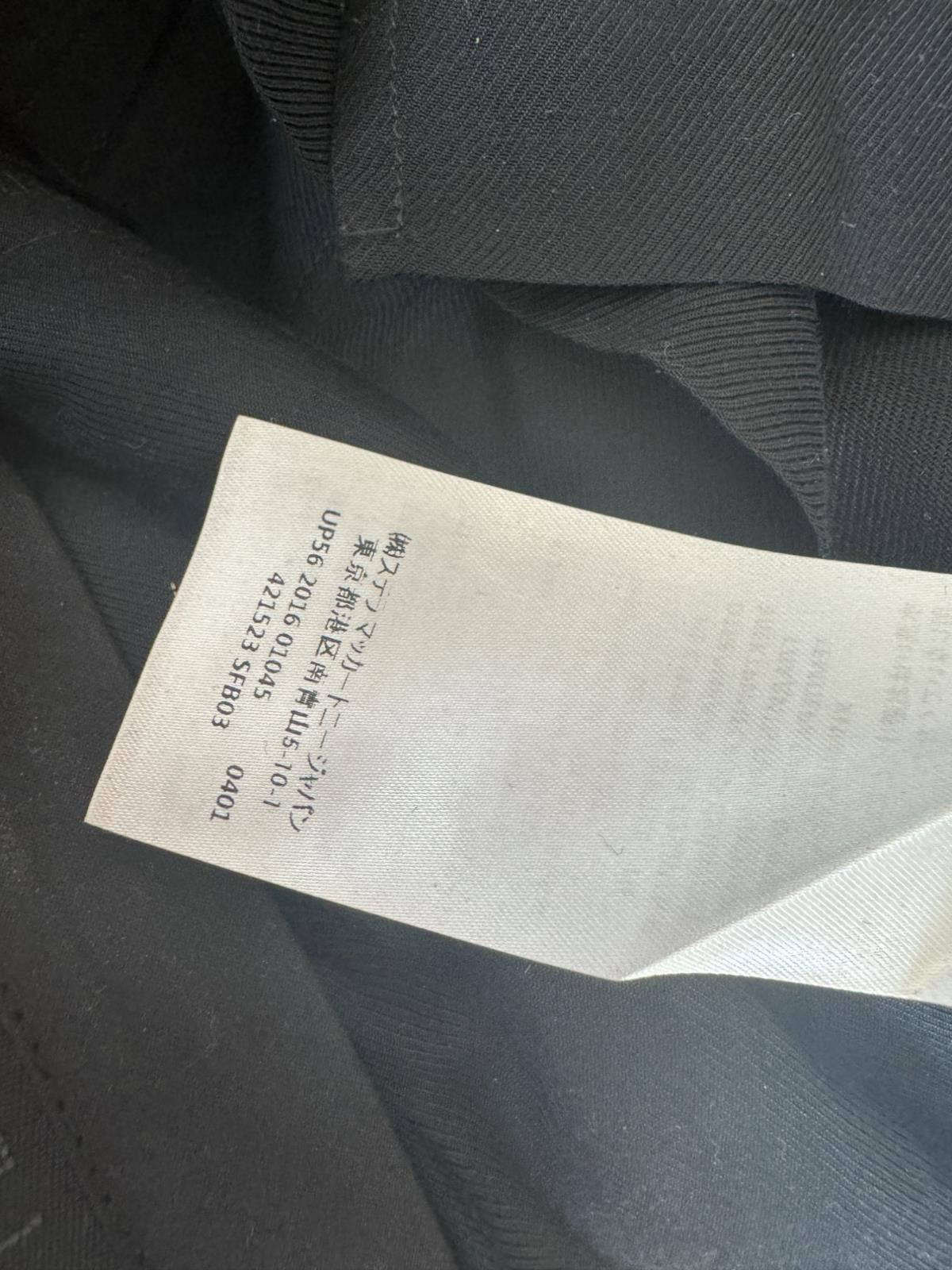 Stella McCartney Black Trousers/Pants | Cropped, Wool, Cuffed, Sz 40