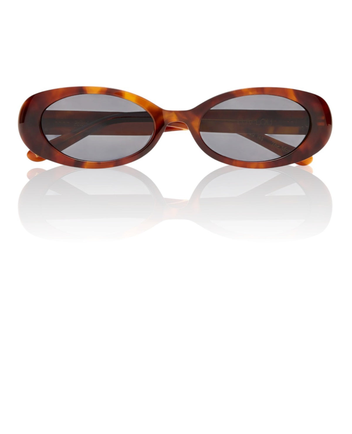 Luv Lou The Morgan Sunglasses |Oval, Tortoise Shell, Acetate, Small, Polarised