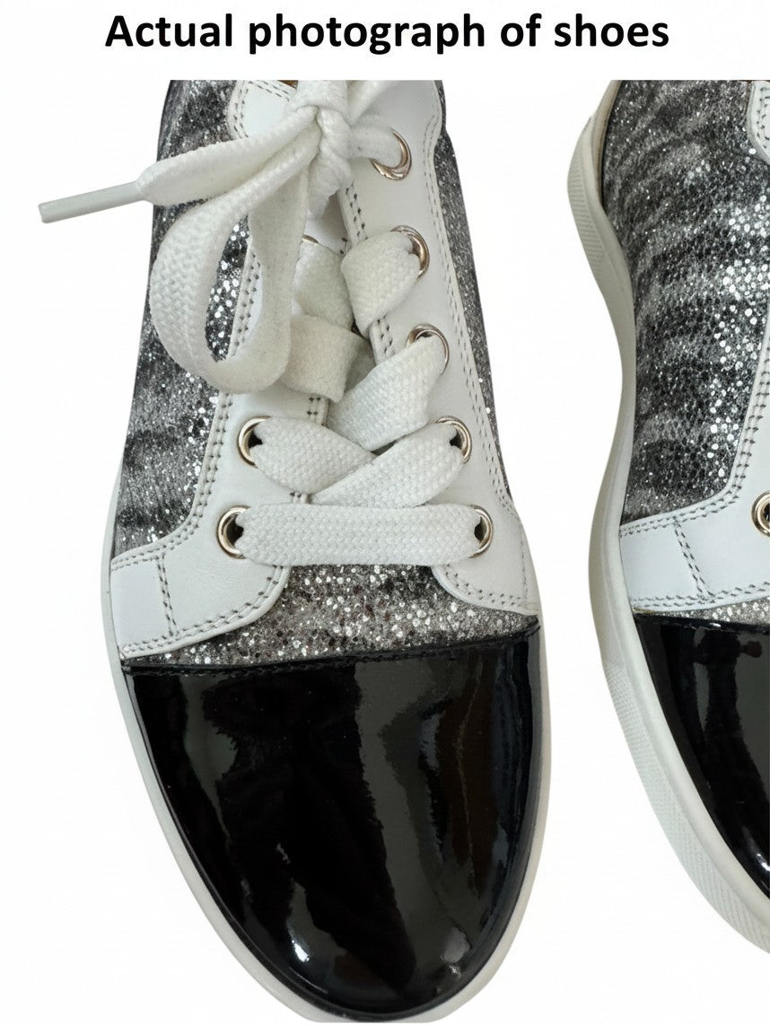 Christian Louboutin Gondoliere Sneakers | Sz 35, New, Patent Leather, Glitter