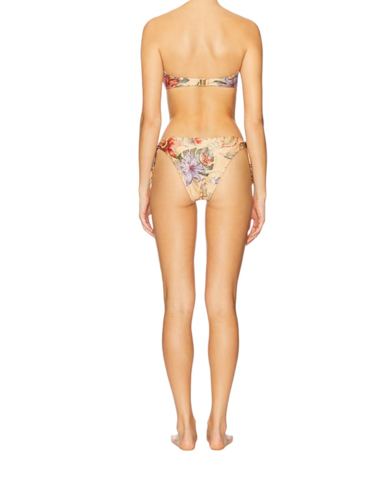 Zimmermann Coco Scarf Tie One Piece |Floral, Bows, Backless, Adjust/Remove Strap