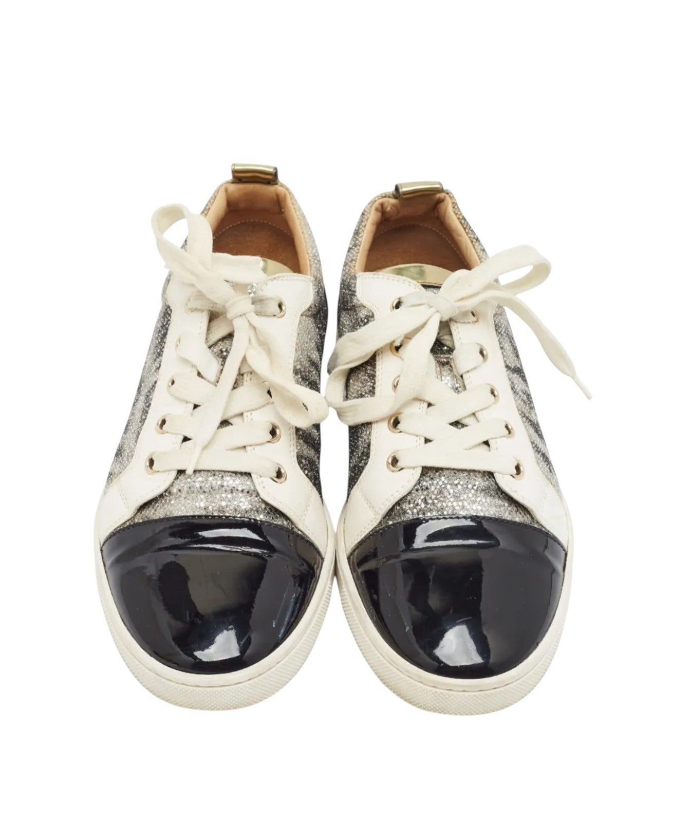 Christian Louboutin Gondoliere Sneakers | Sz 35, New, Patent Leather, Glitter