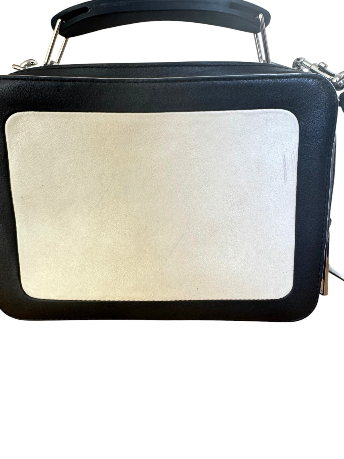 Marc Jacobs The Box Bag | Crossbody/Shoulder, Black & White, Leather, Top Handle