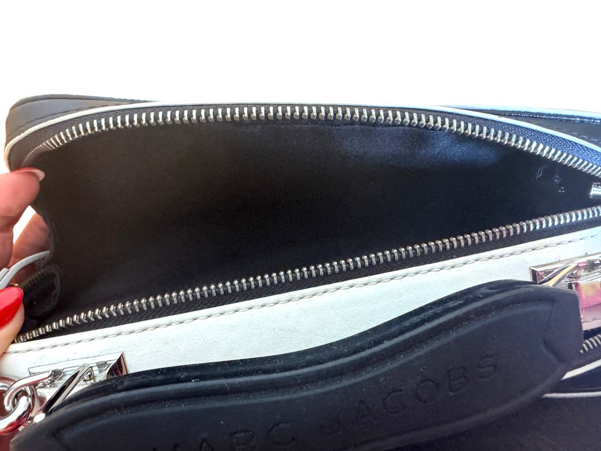 Marc Jacobs The Box Bag | Crossbody/Shoulder, Black & White, Leather, Top Handle