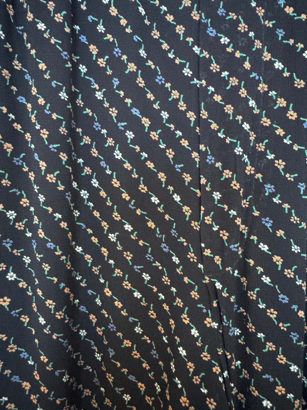 GANNI Black Floral Pants | Sz 36, Georgette, Wide Leg, High Waist, Elastic Waist