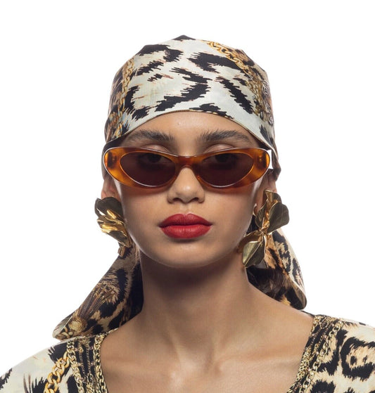 Camilla Champagne & Caviar Sunglasses |  Tortoise Shell, Cats Eye, Hand-Made