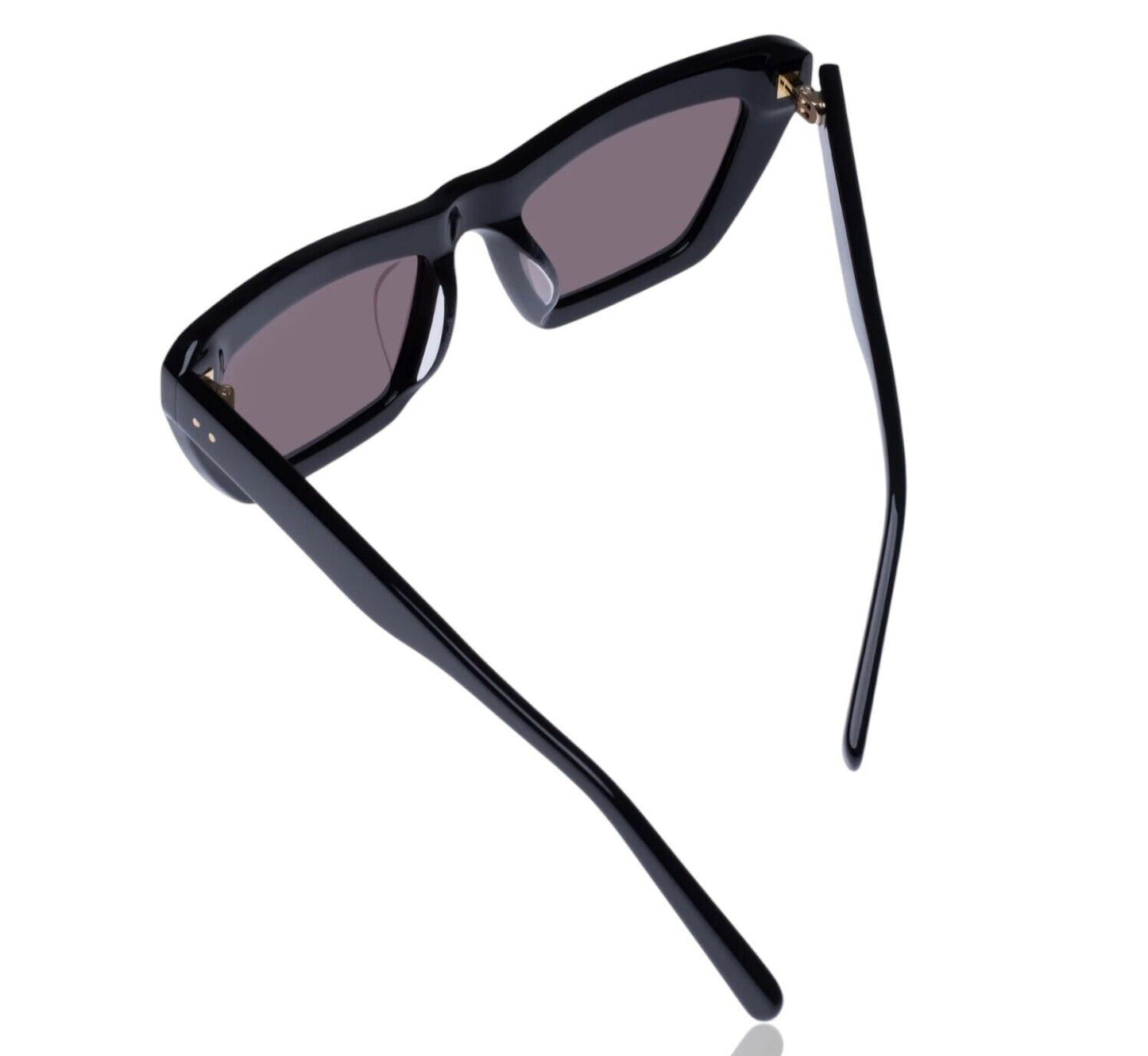 Oroton Alba Sunglasses | Black, Premium Acetate, Slim-line, Small, Cat Eye