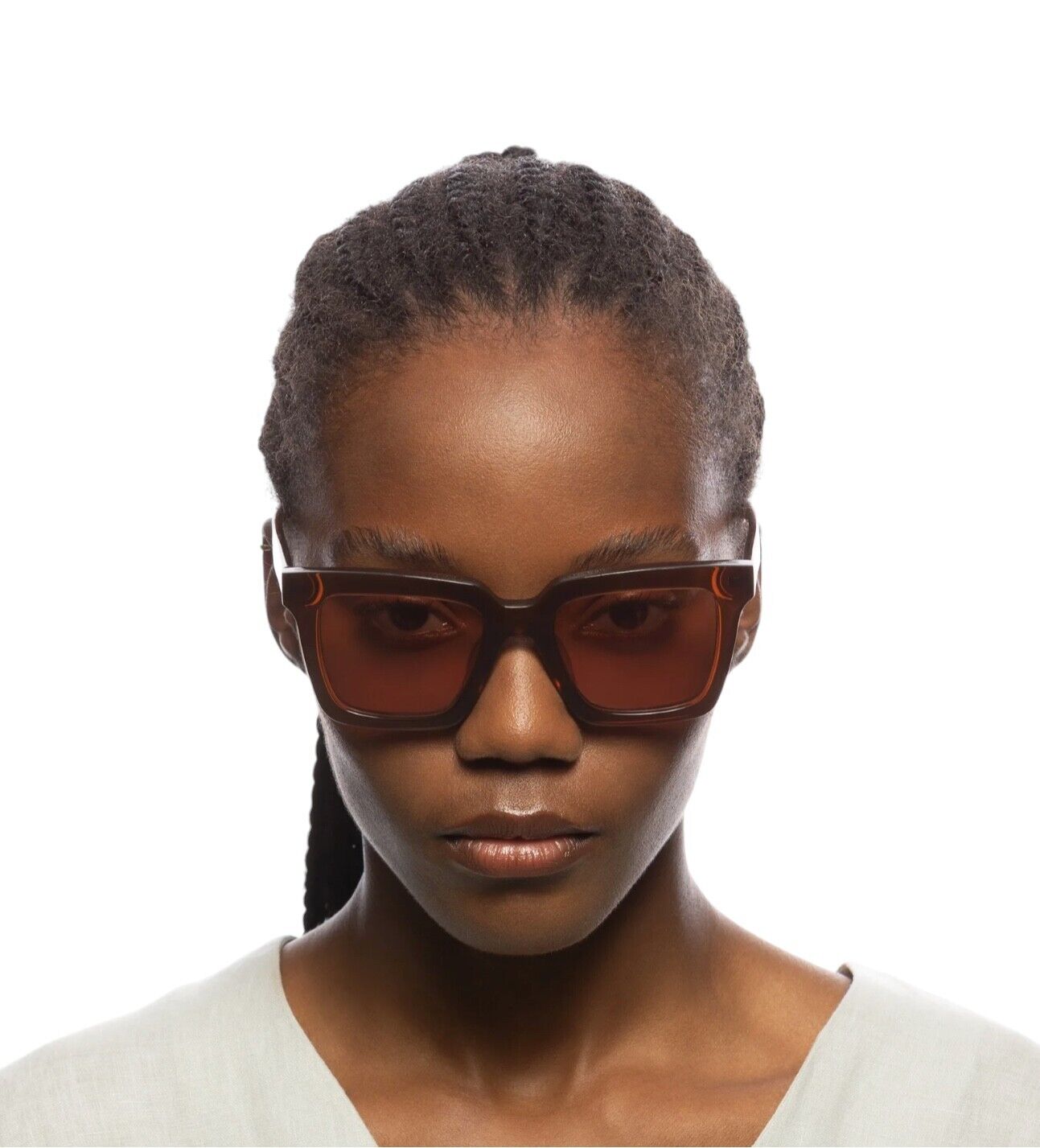 Oroton Easton Sunglasses | Caramel/Brown, Acetate, Brown, Lenses, Hand Made