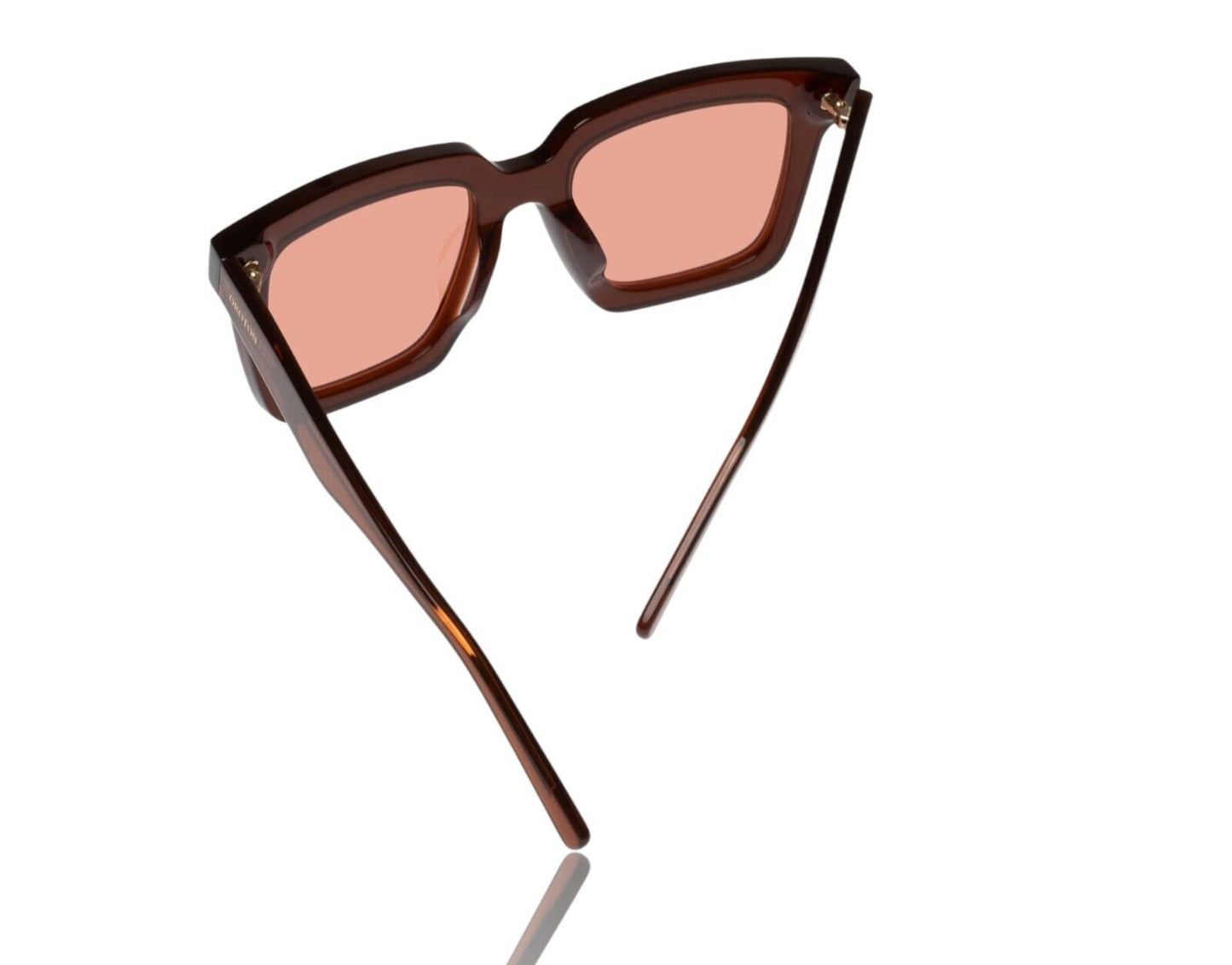 Oroton Easton Sunglasses | Caramel/Brown, Acetate, Brown, Lenses, Hand Made