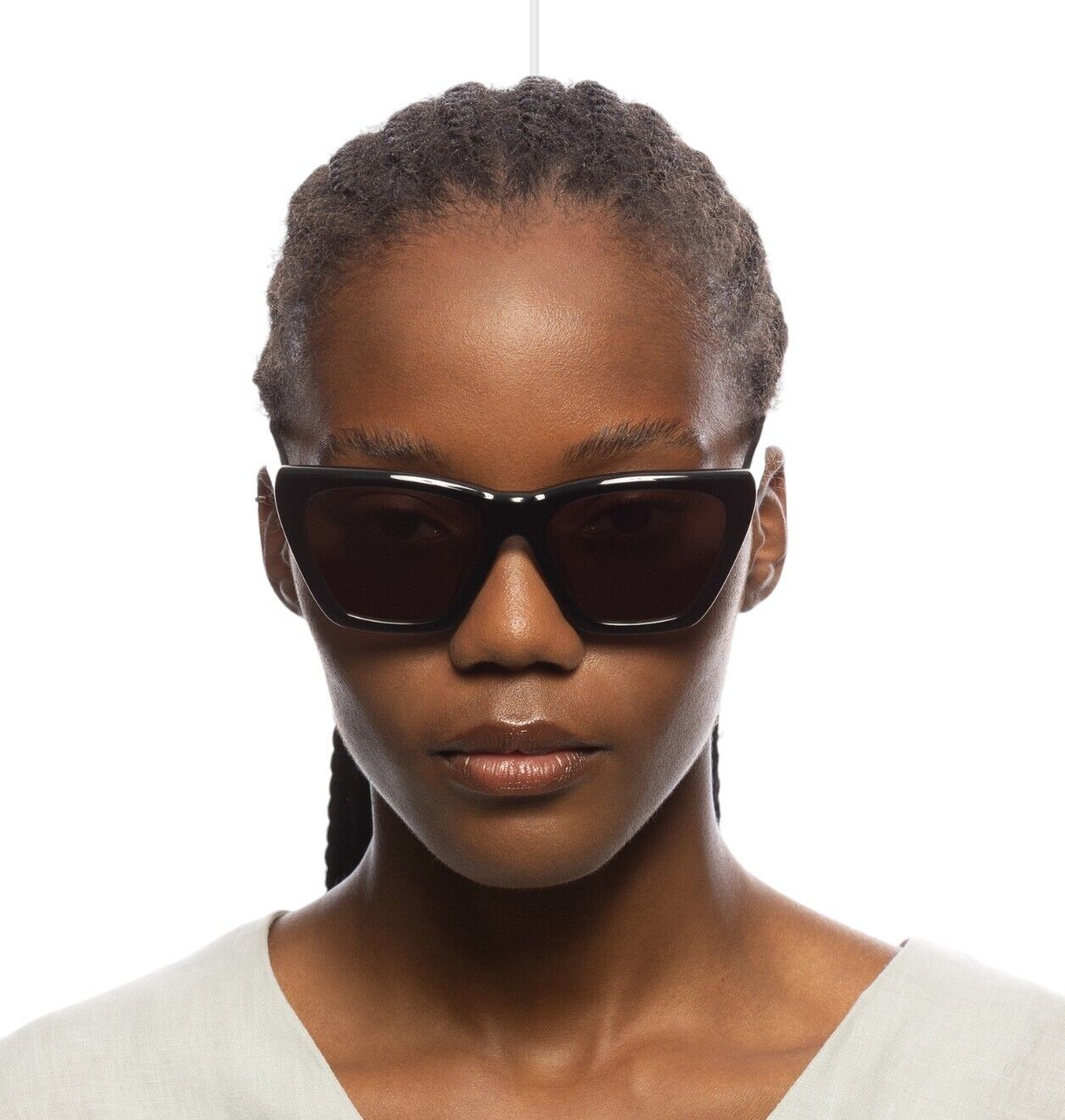 Oroton Eilian Sunglasses |Khaki, Brown Gradient Lense, Premium Acetate, Cats Eye