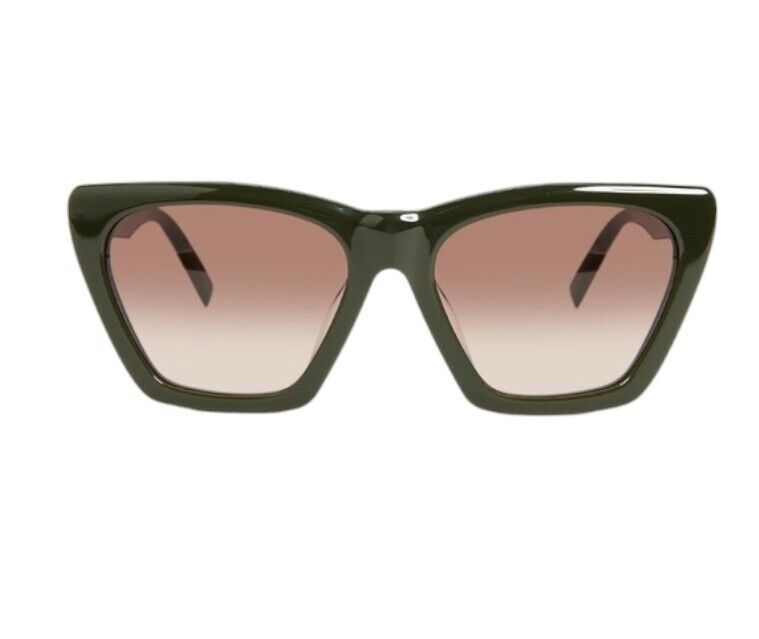 Oroton Eilian Sunglasses |Khaki, Brown Gradient Lense, Premium Acetate, Cats Eye