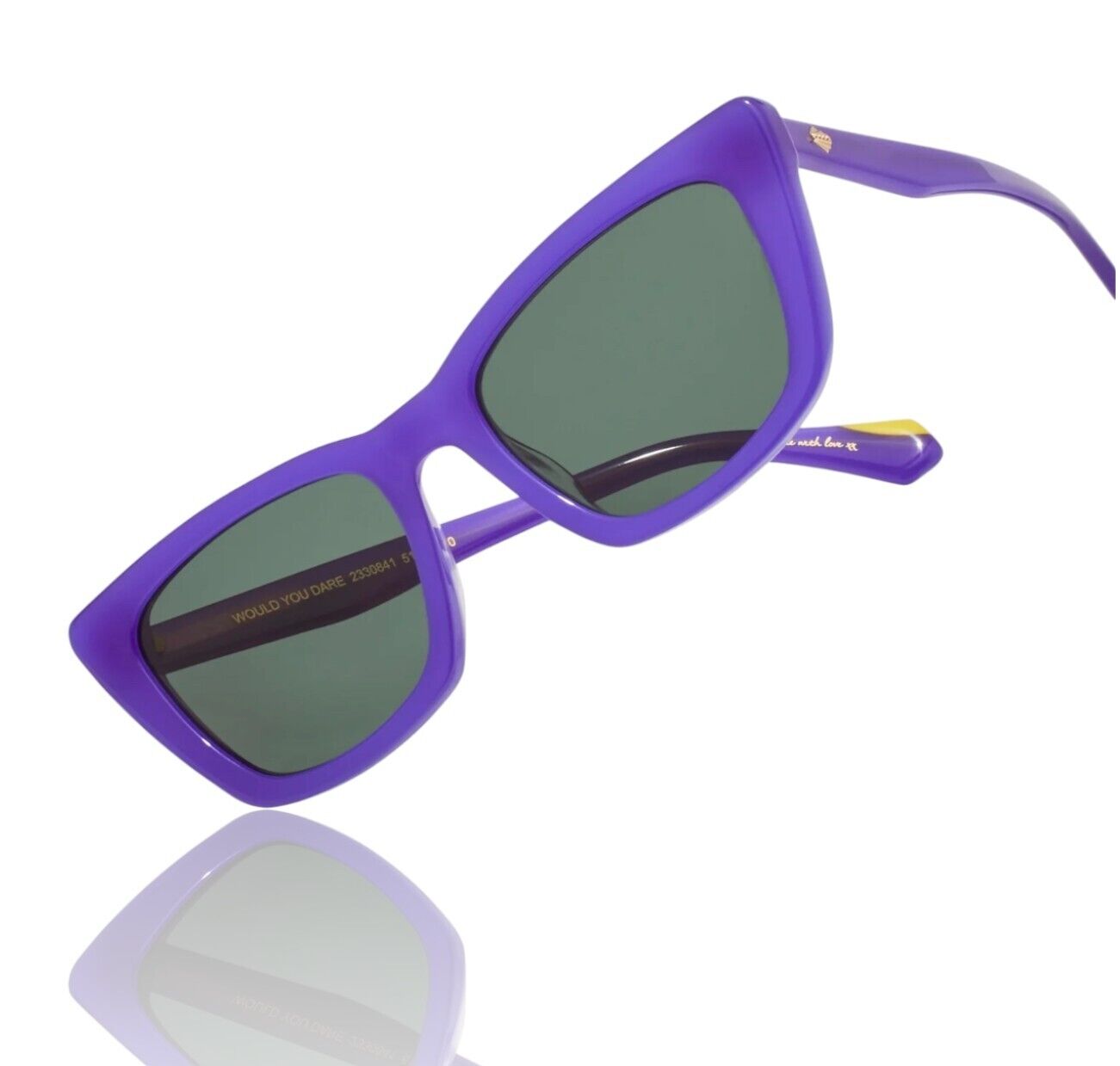 Camilla Would You Dare Sunglasses | Violet/ Purple, Cats Eye, Premium Acetate