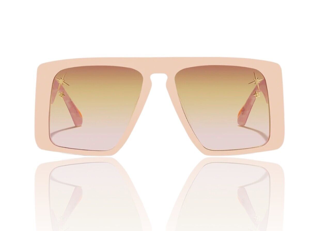 Camilla Fully Booked Sunglasses|Ballet Baby Pink/Cream Acetate, Aviator, Overize