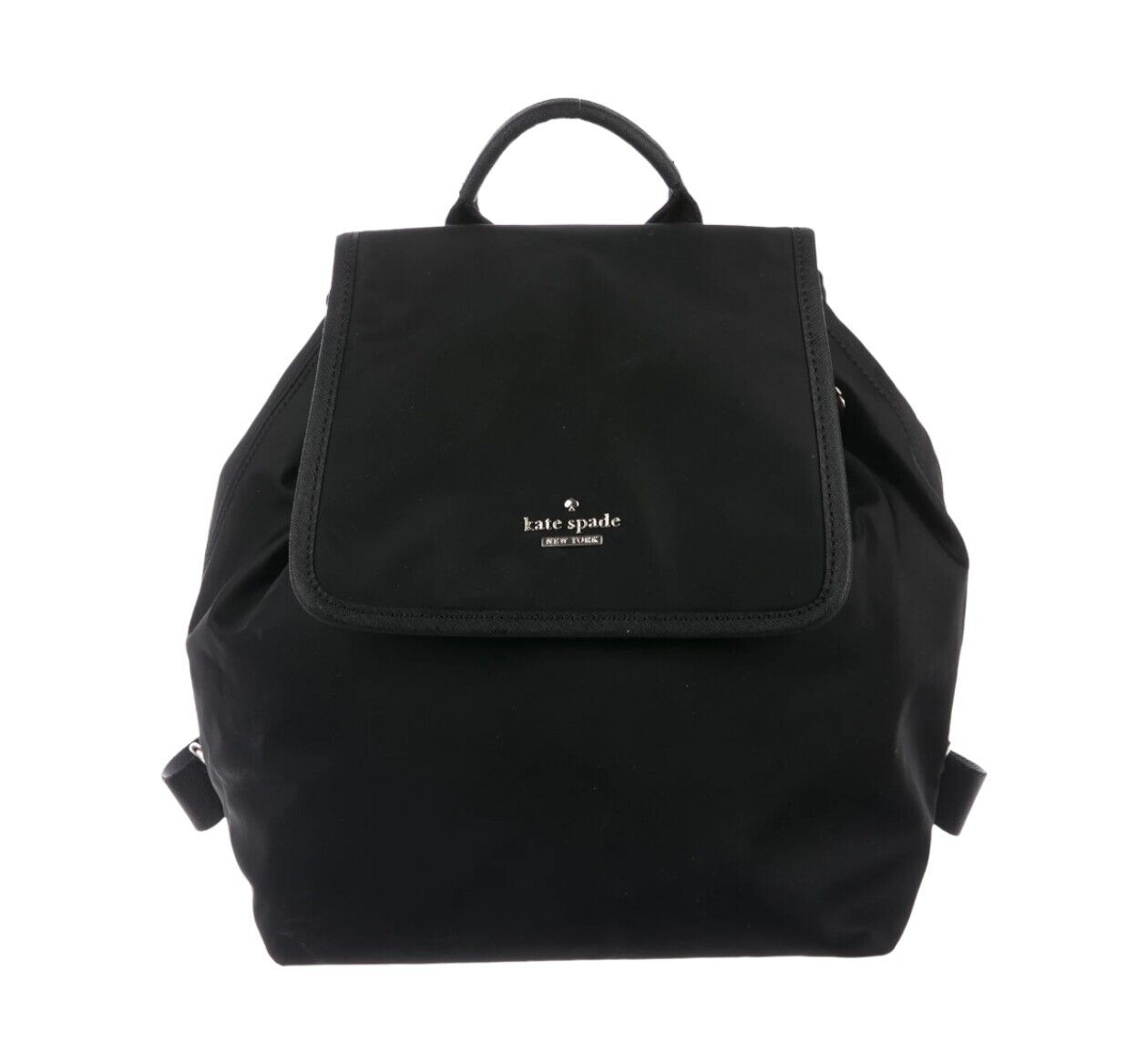 Kate Spade Molly Classic Nylon Backpack | Black, Magnetic, Drawstring, As New!