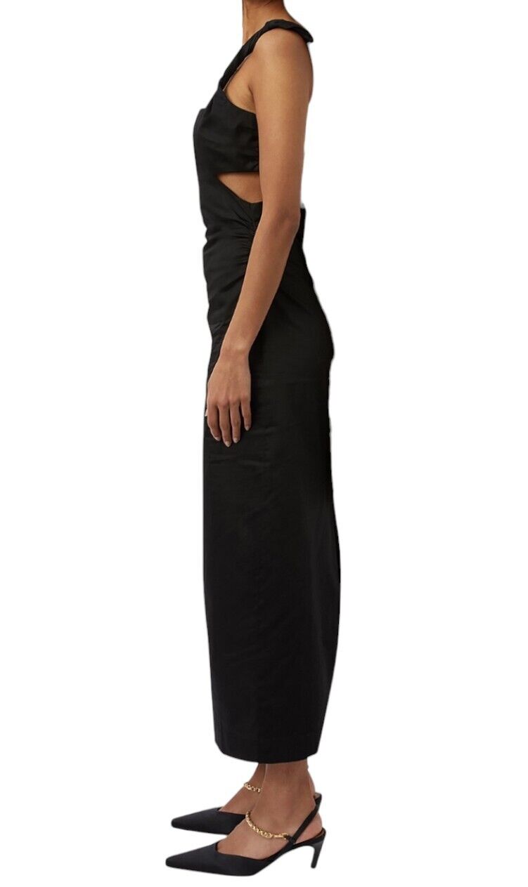 CAMILLA AND MARC Ariana Dress | Black, Formal/Cocktail, Cotton, Side Cut Outs