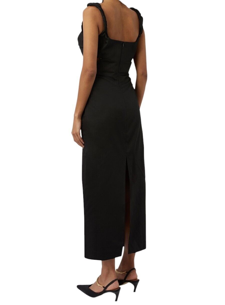 CAMILLA AND MARC Ariana Dress | Black, Formal/Cocktail, Cotton, Side Cut Outs