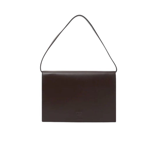 CAMILLA AND MARC Lilli Shoulder Bag | Brown, Quality Leather, Flap, Adjustable