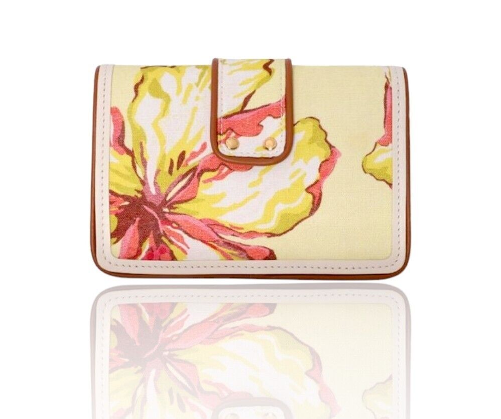 Zimmermann Printed Small Crossbody Bag |Yellow Lemon Floral, Linen, Remove Strap