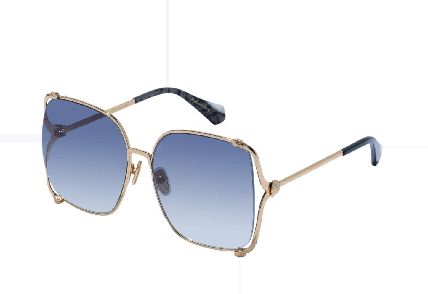 Camilla Too Glam to Give A Damn Sunglasses | Square, Oversized, Gold, Metal