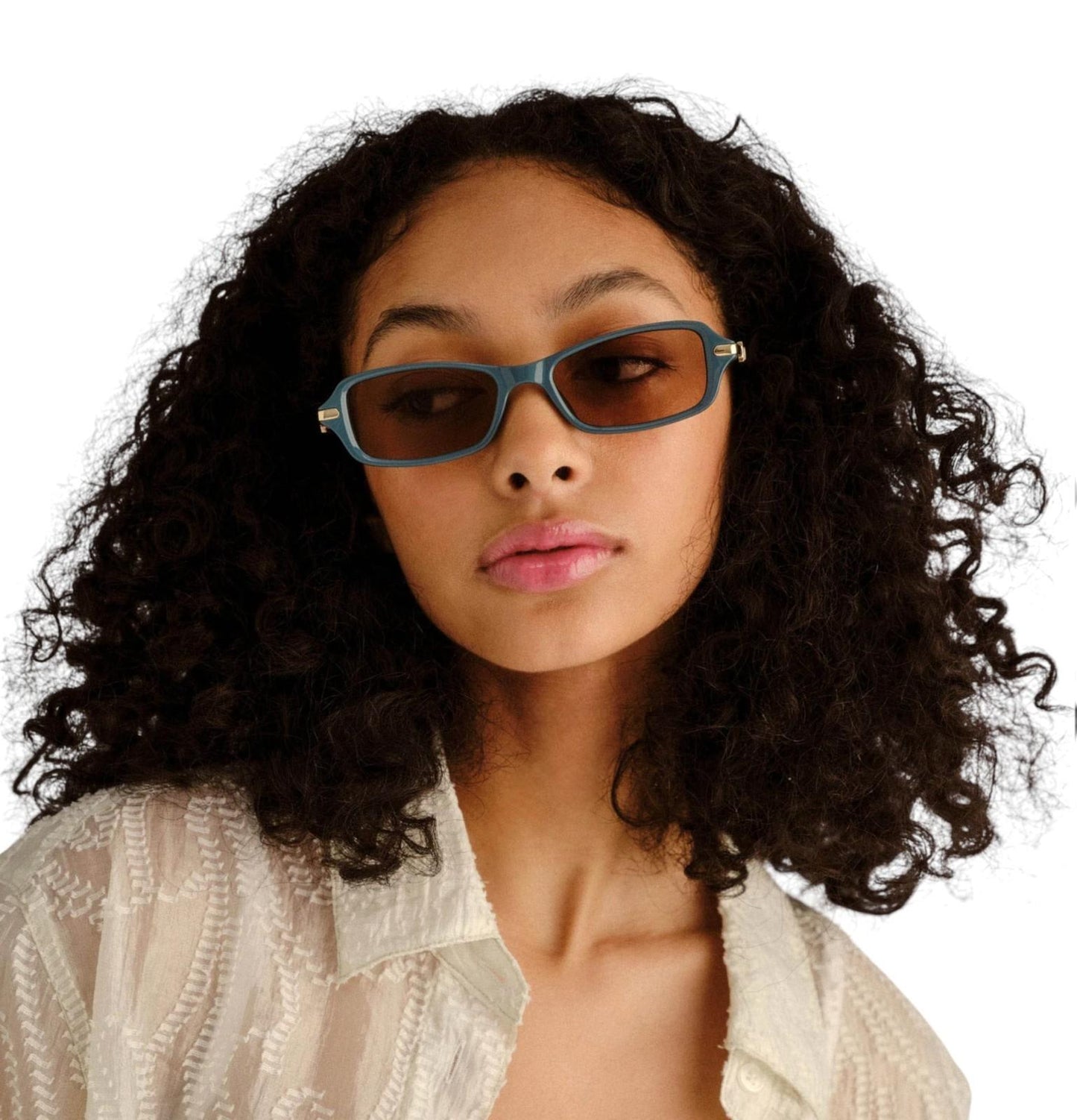 Le Specs Bamboozler Ltd Edition | Green/Gold, Brown Polarised Lenses, Rectangle