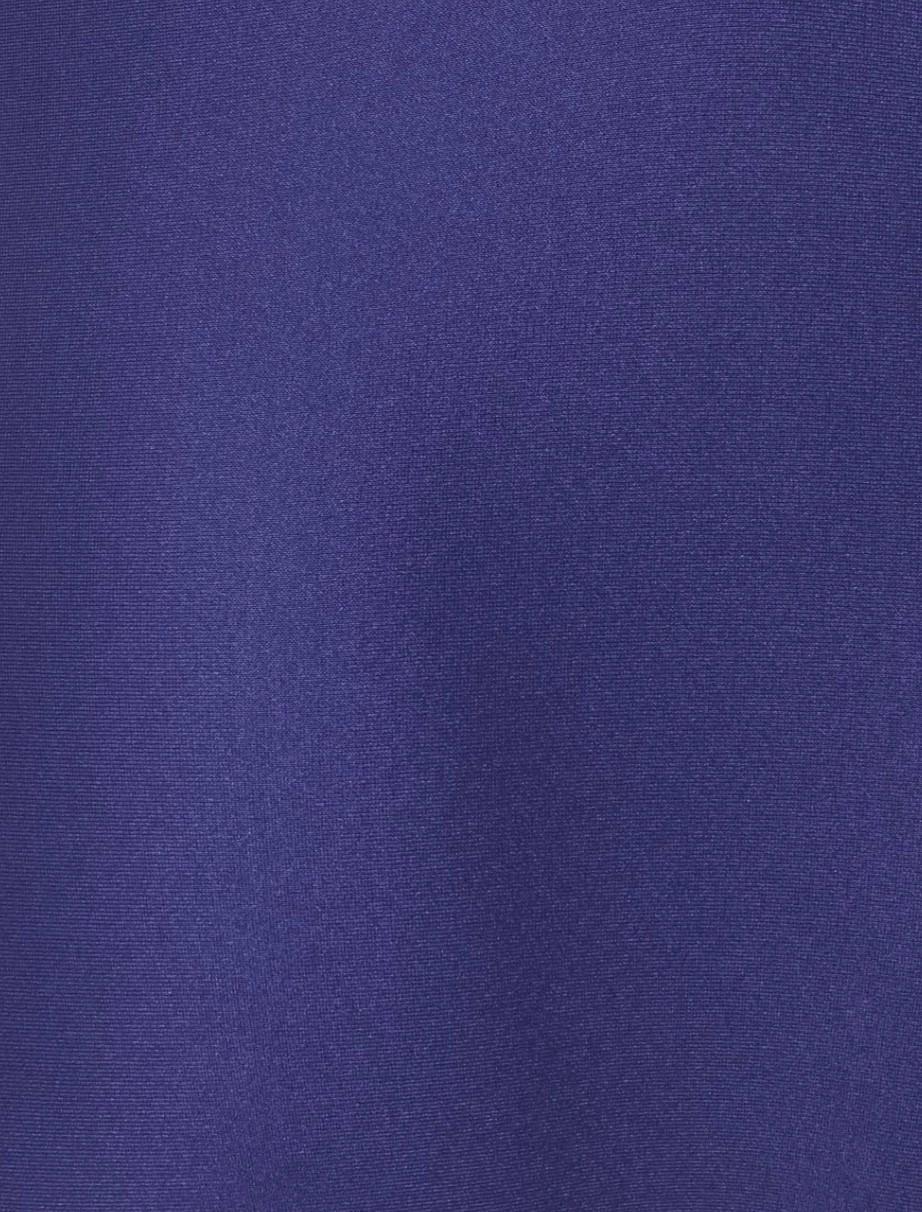 Zimmermann Pop Braided Strap One Piece | Purple, Low V Neck, Scoop, Low Back