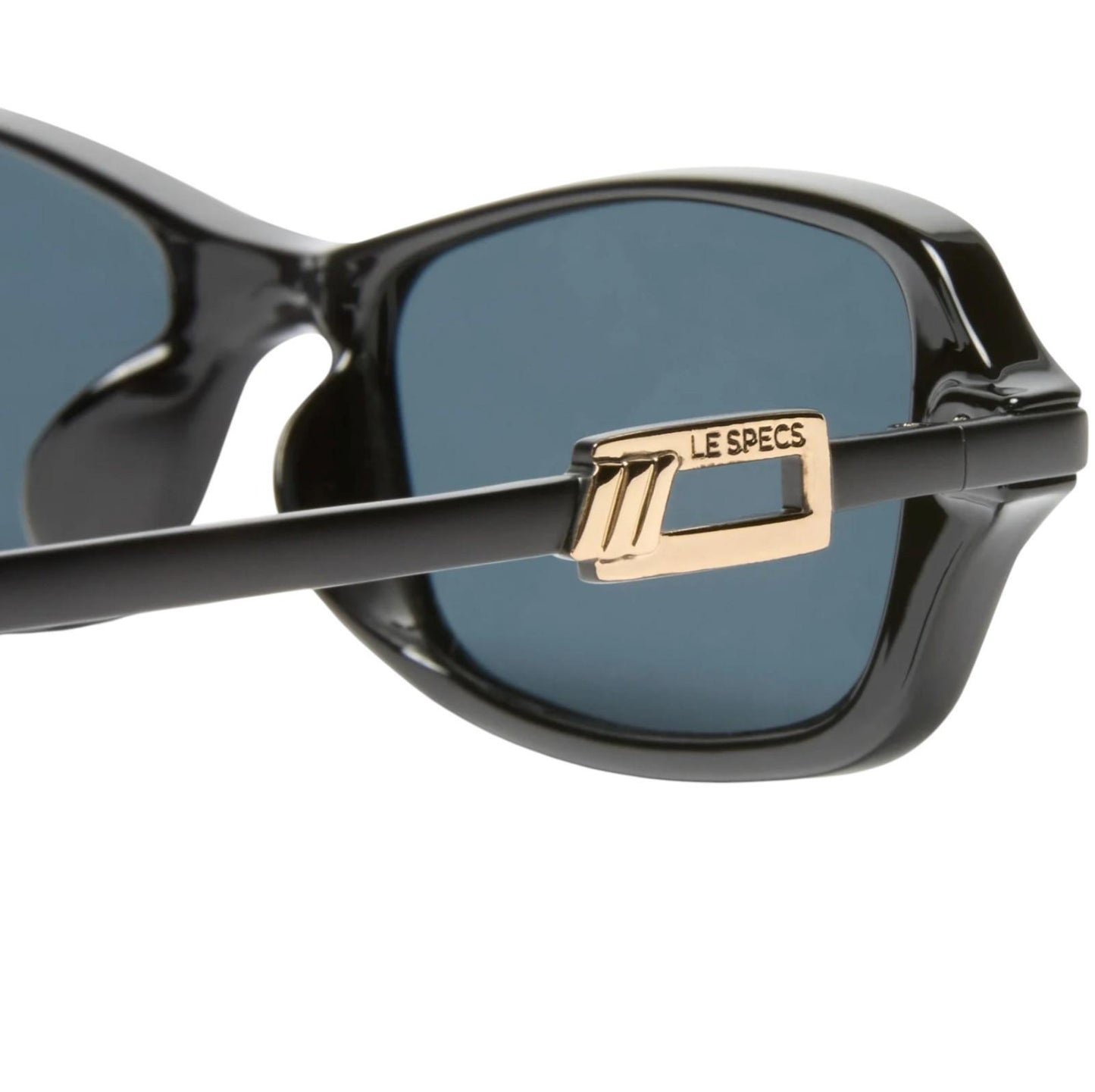 Le Specs Bamboozler Ltd Edition | Black/Gold, Grey Mono, Rectangle, Small Size
