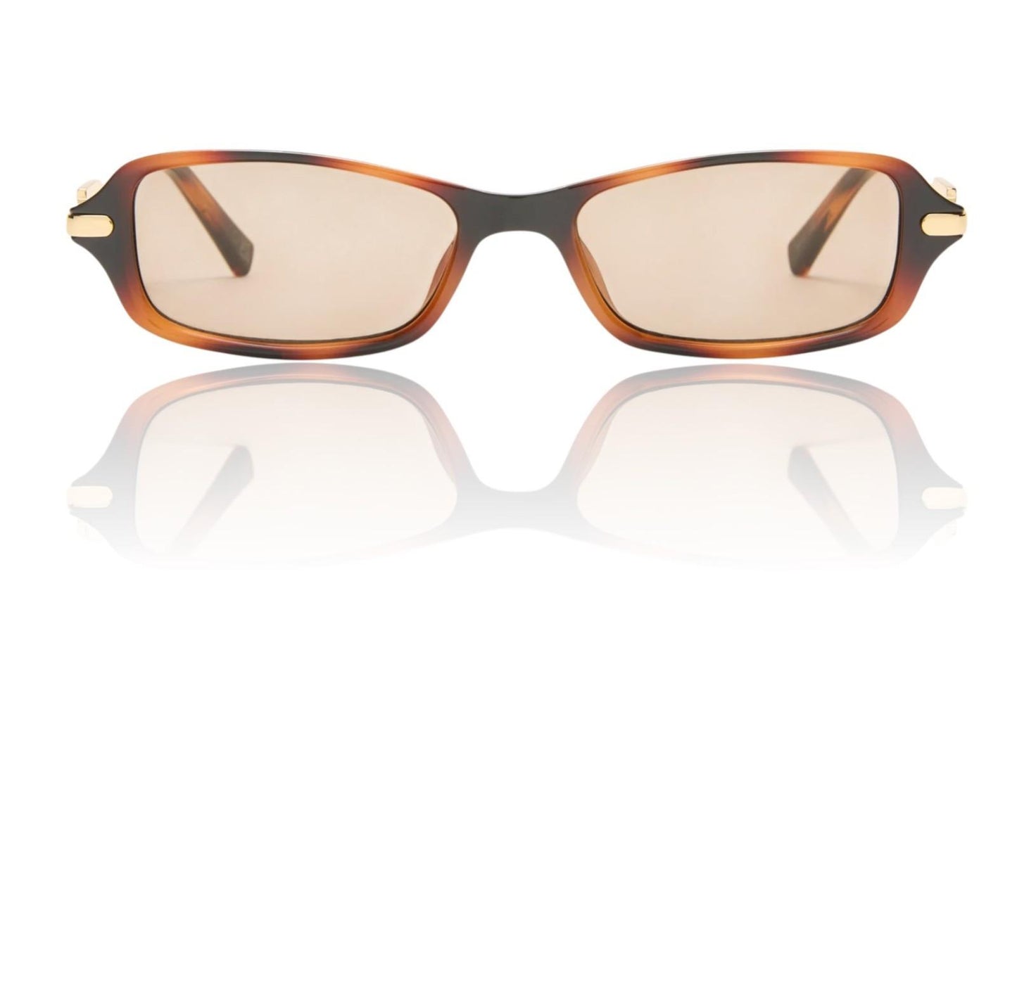 Le Specs Bamboozler Ltd Edition | Tortoise Shell, Brown Lenses, Rectangle, Small