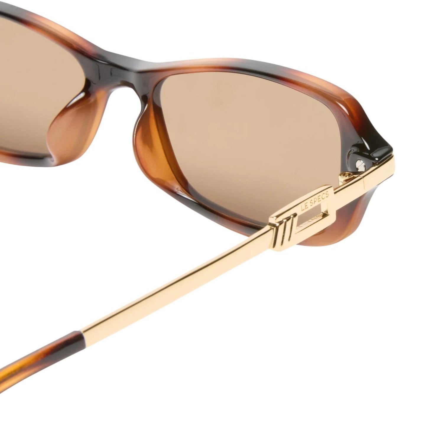 Le Specs Bamboozler Ltd Edition | Tortoise Shell, Brown Lenses, Rectangle, Small