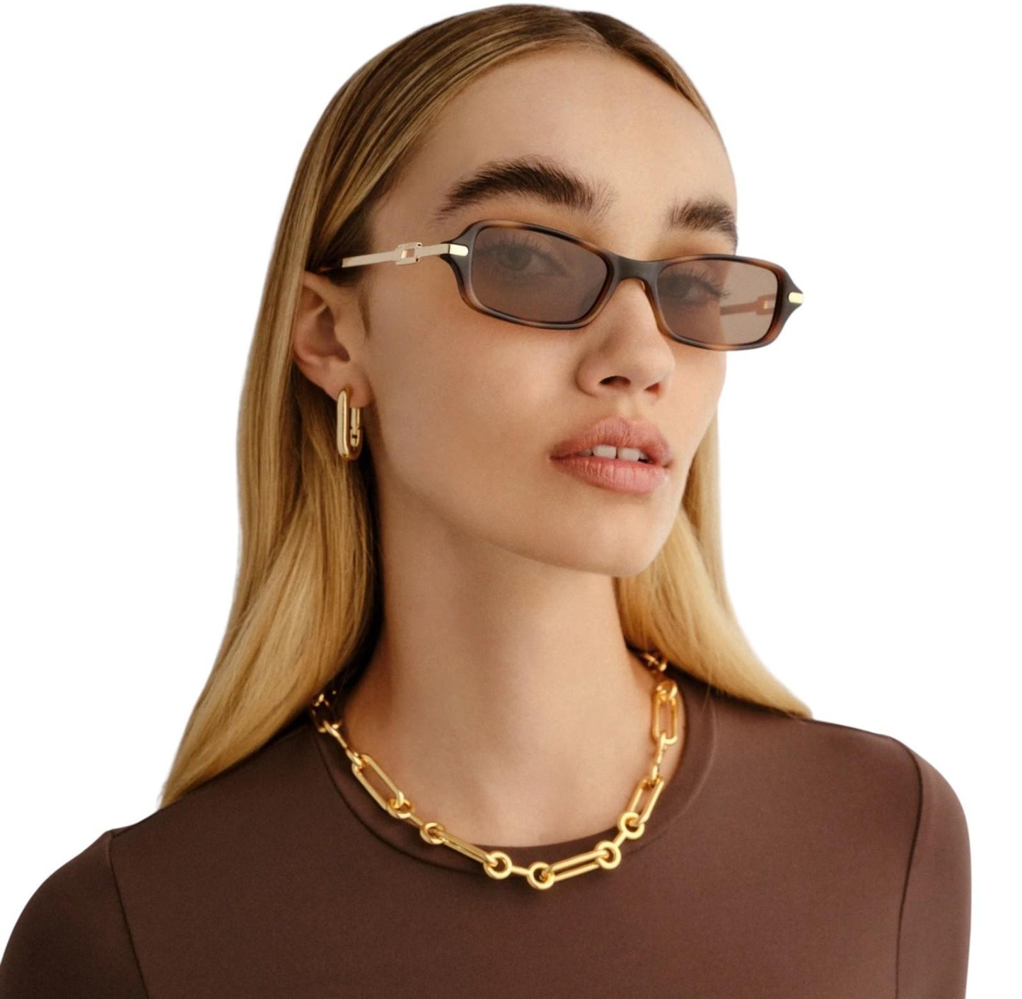 Le Specs Bamboozler Ltd Edition | Tortoise Shell, Brown Lenses, Rectangle, Small