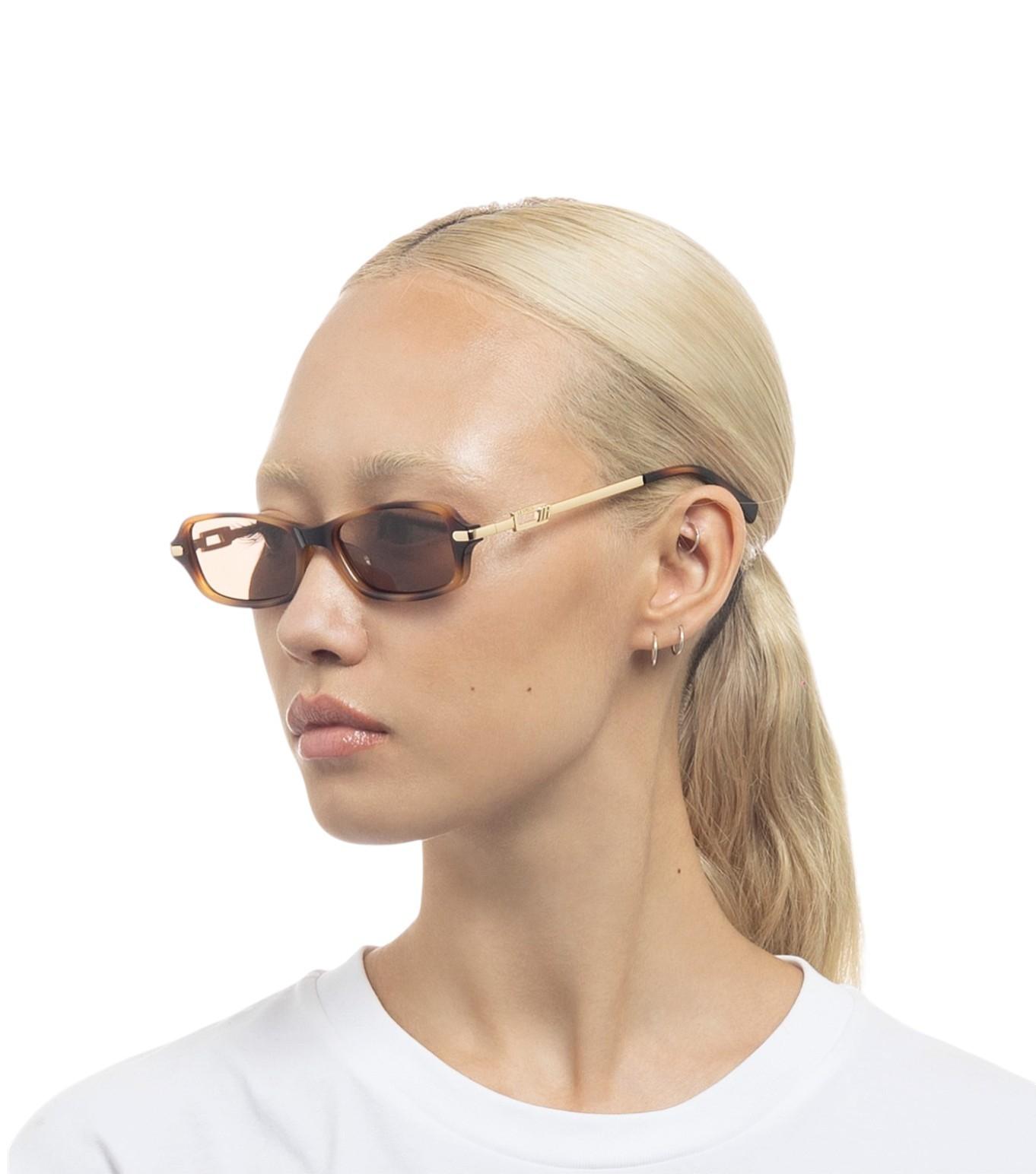 Le Specs Bamboozler Ltd Edition | Tortoise Shell, Brown Lenses, Rectangle, Small