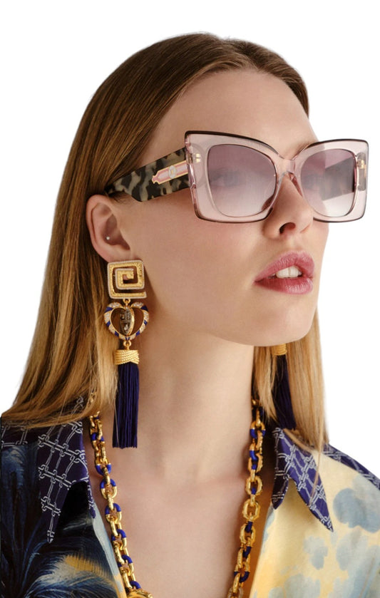 Camilla Where's My Valet Sunglasses | Tortoise Shell/ Pink, Oversized, Cats Eye
