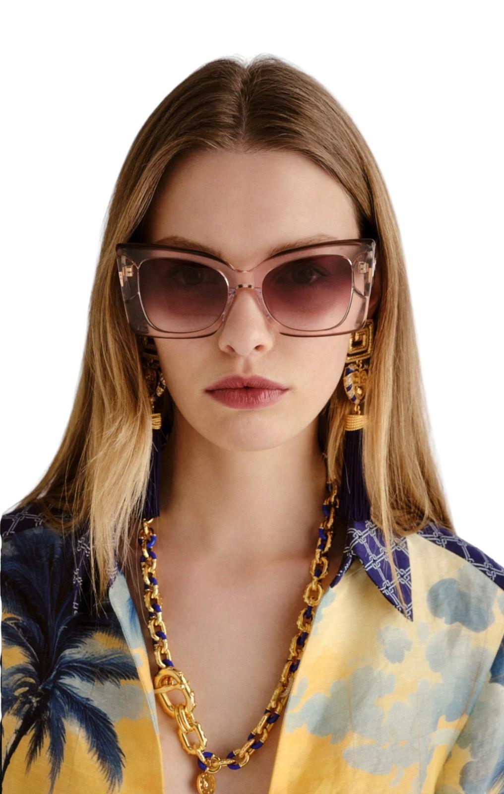 Camilla Where's My Valet Sunglasses | Tortoise Shell/ Pink, Oversized, Cats Eye