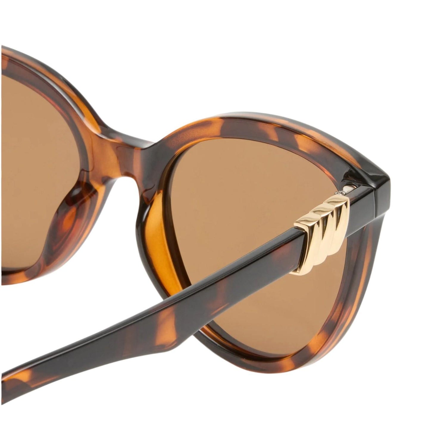 Le Specs The Muse Sunglasses | Tortoise Shell, Oversized, Round/Cat Eye