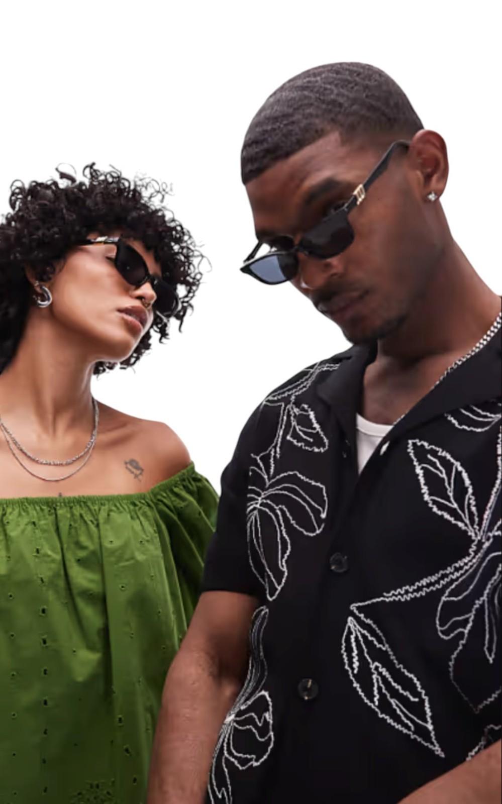 Le Specs Confidential Sunglasses | Dark Tortoise Shell, Small, D-Frame, Tan Lens