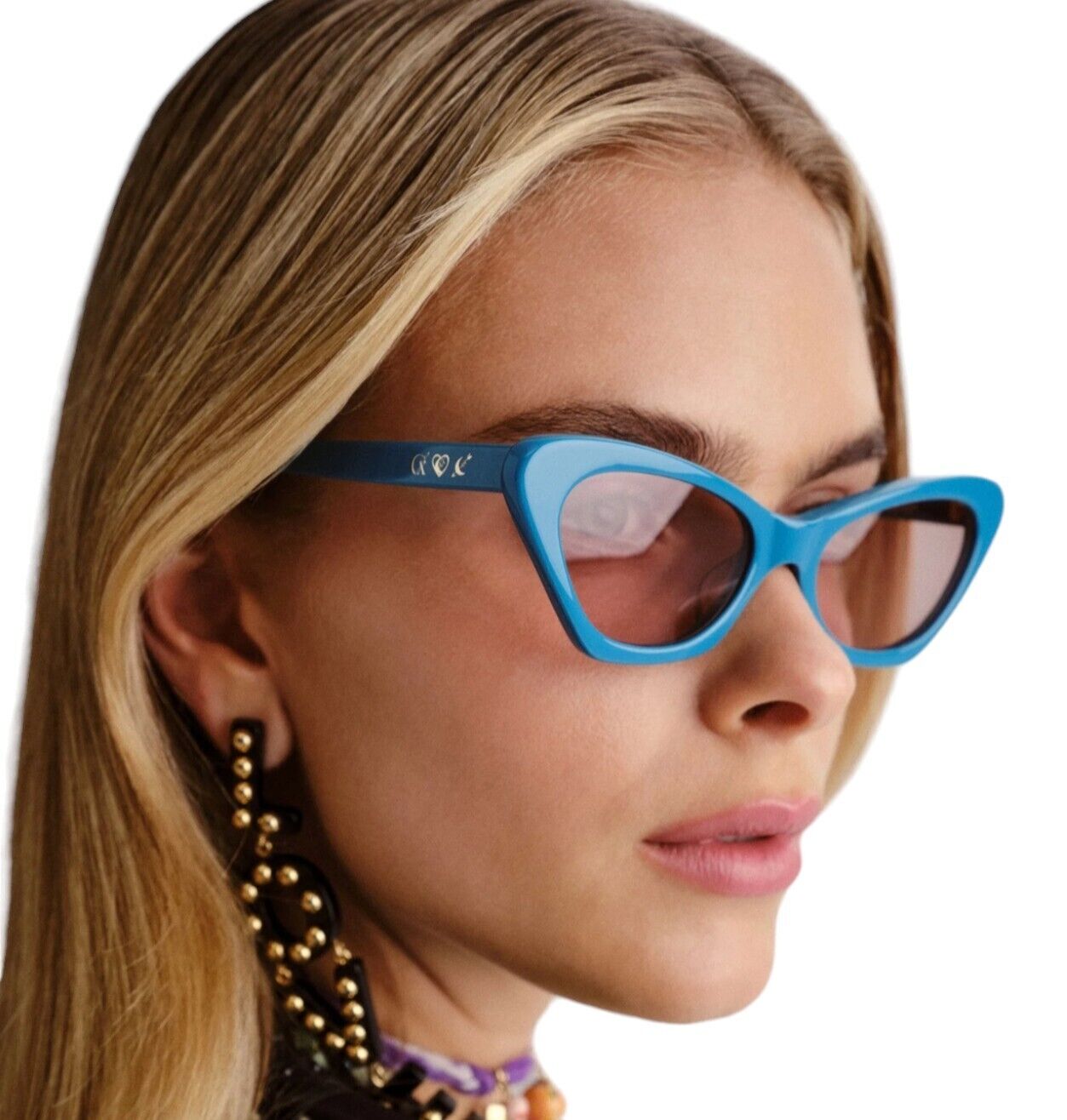 Camilla Autobahn Baby Sunglasses | Turquoise Blue,  Cat Eye, Plant-based Acetate