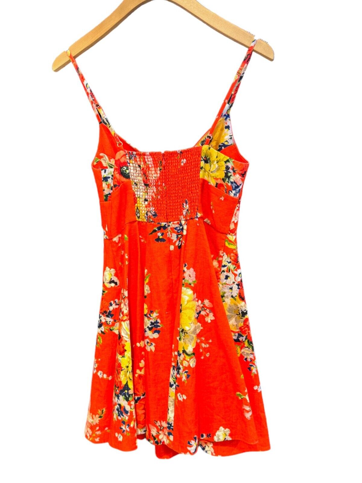 Zimmermann Alight Flare Mini Dress | Red Floral, Linen, Fit & Flare, Skater