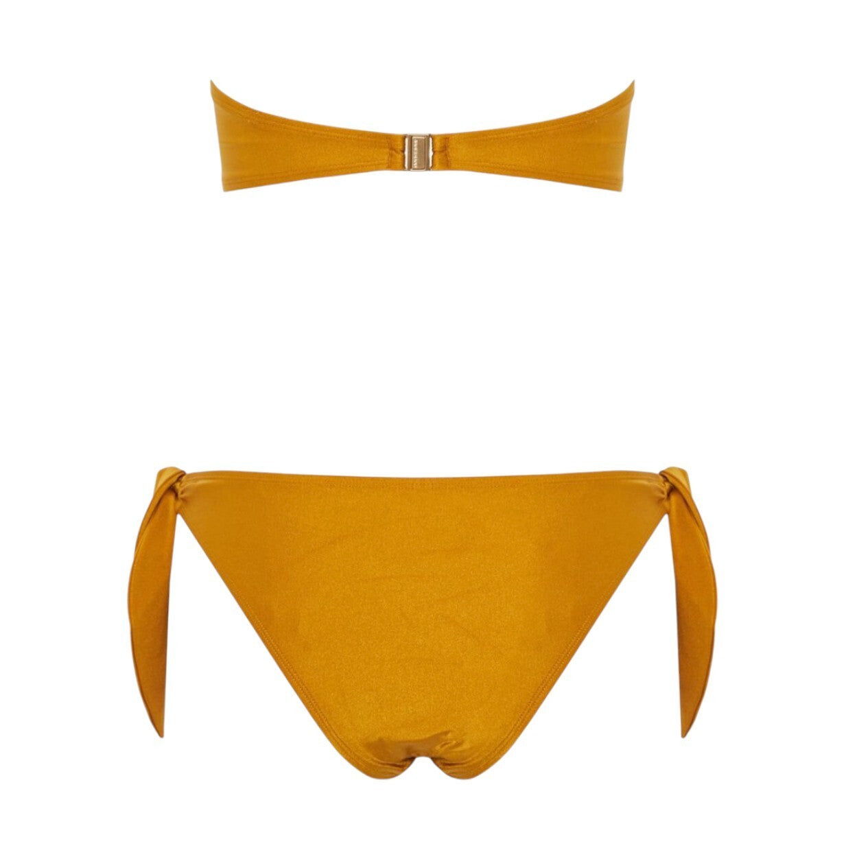 Zimmermann Acadian Scarf Tie One Piece | Mustard/Yellow, Removable Pads/Straps