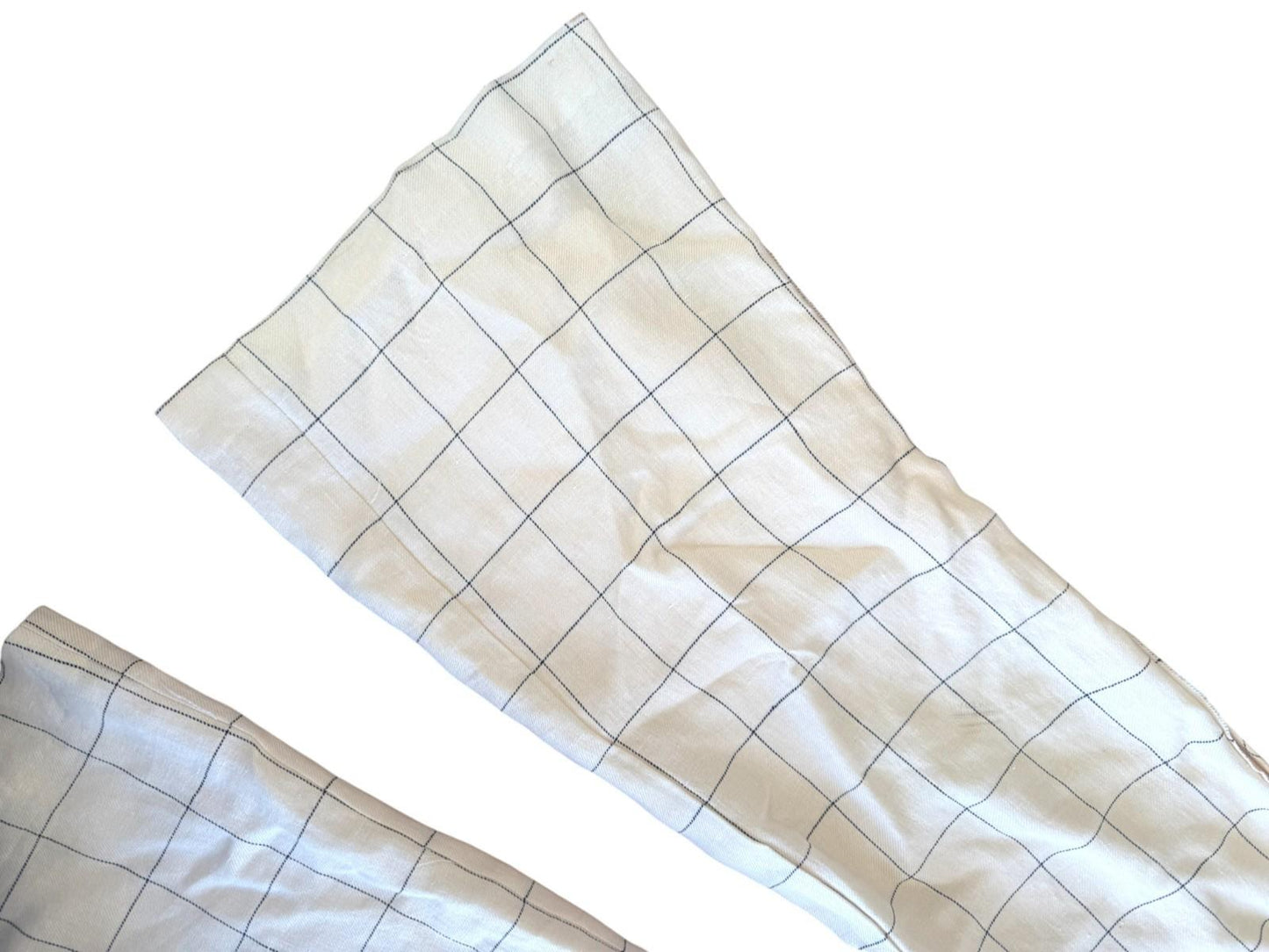 Zimmermann Checkered Pant | Cream/Black Check, Sz 2, Linen, High Waisted