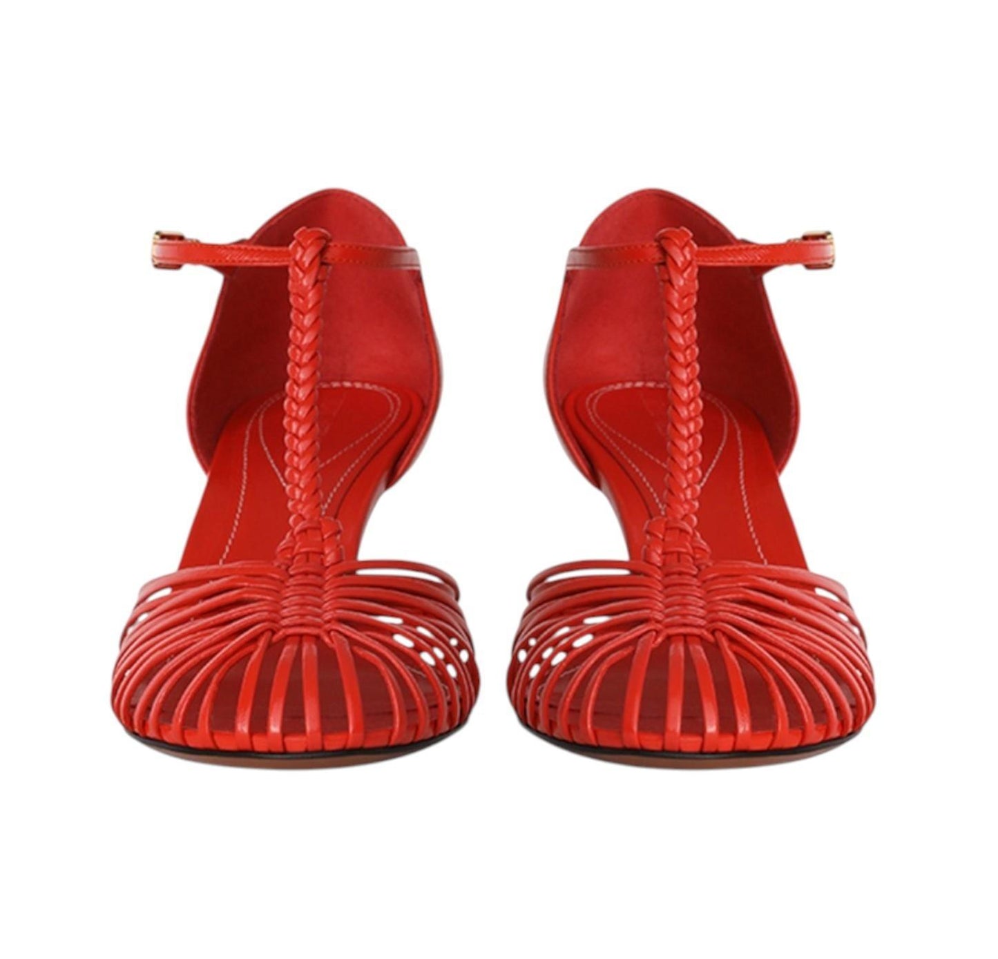 Zimmermann Celesta Pump 65 |Tomato/Red, Heels, Strappy, Leather, Vintage Inspire