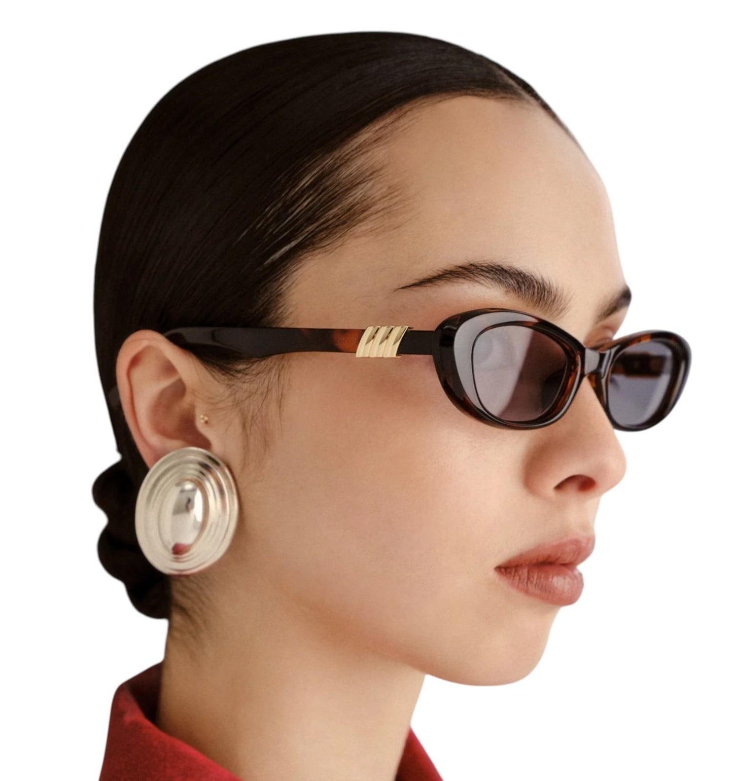 Le Specs Whisperer Sunglasses | Tortoise Shell, Cats Eye/Oval, Small, Eco Friend