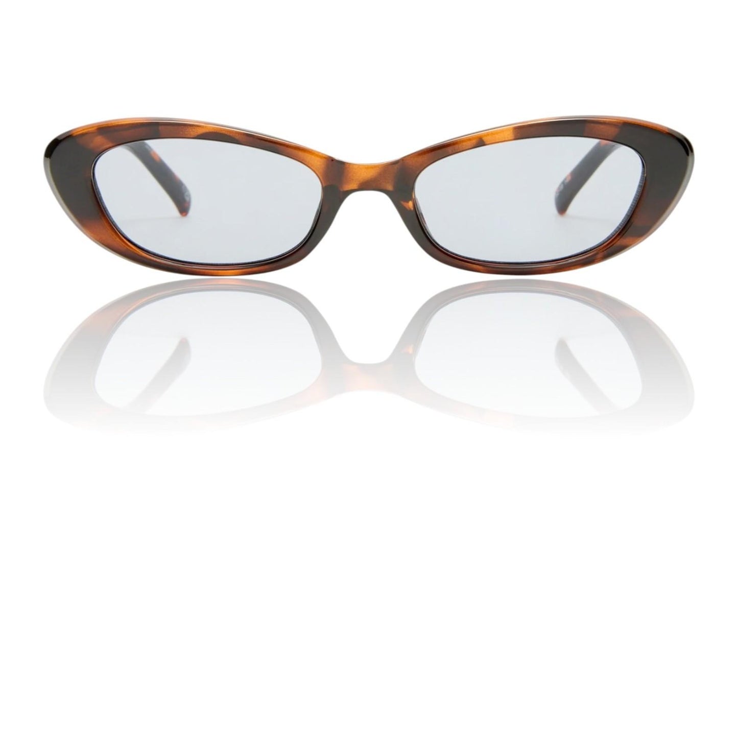 Le Specs Whisperer Sunglasses | Tortoise Shell, Cats Eye/Oval, Small, Eco Friend