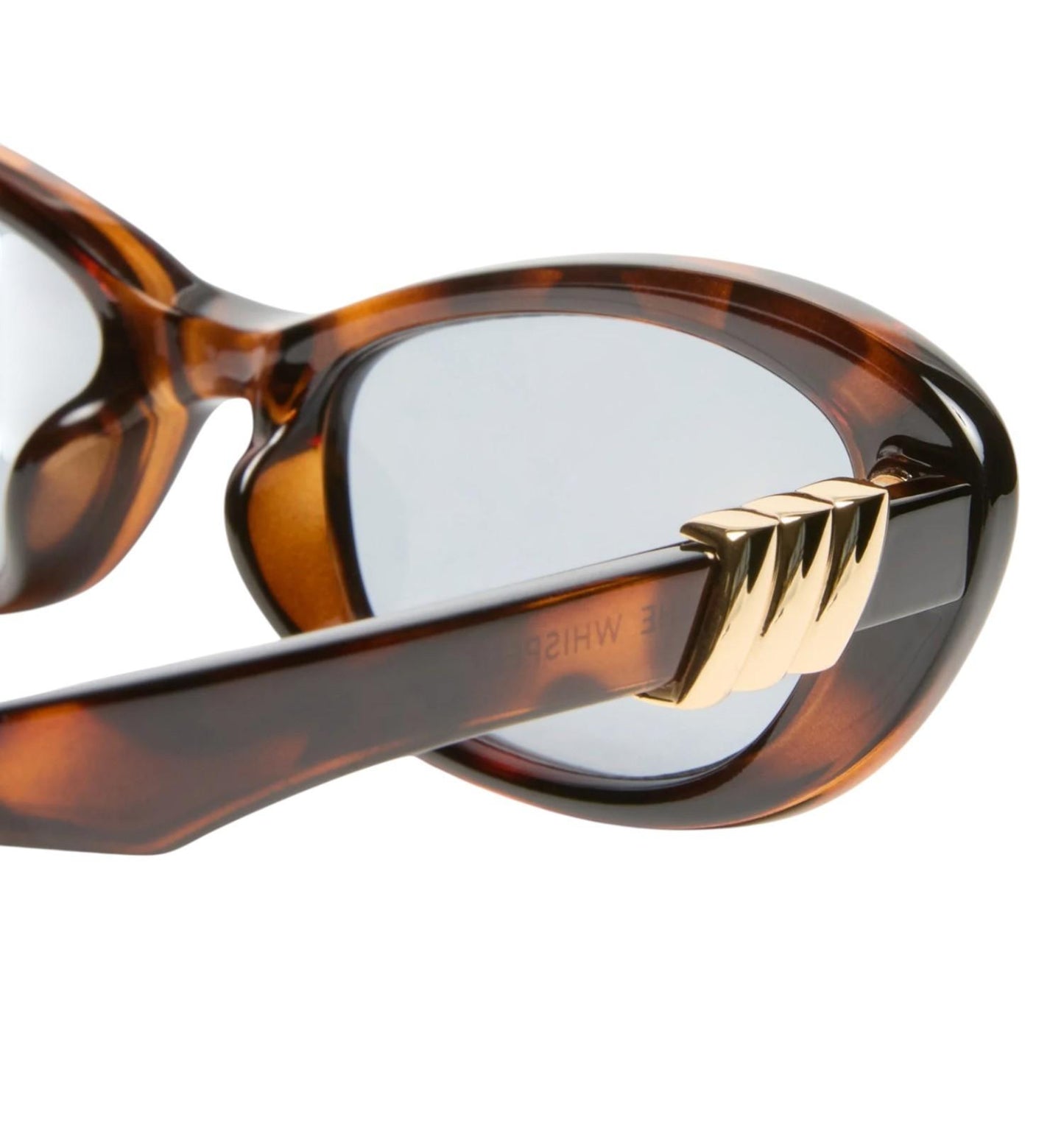 Le Specs Whisperer Sunglasses | Tortoise Shell, Cats Eye/Oval, Small, Eco Friend