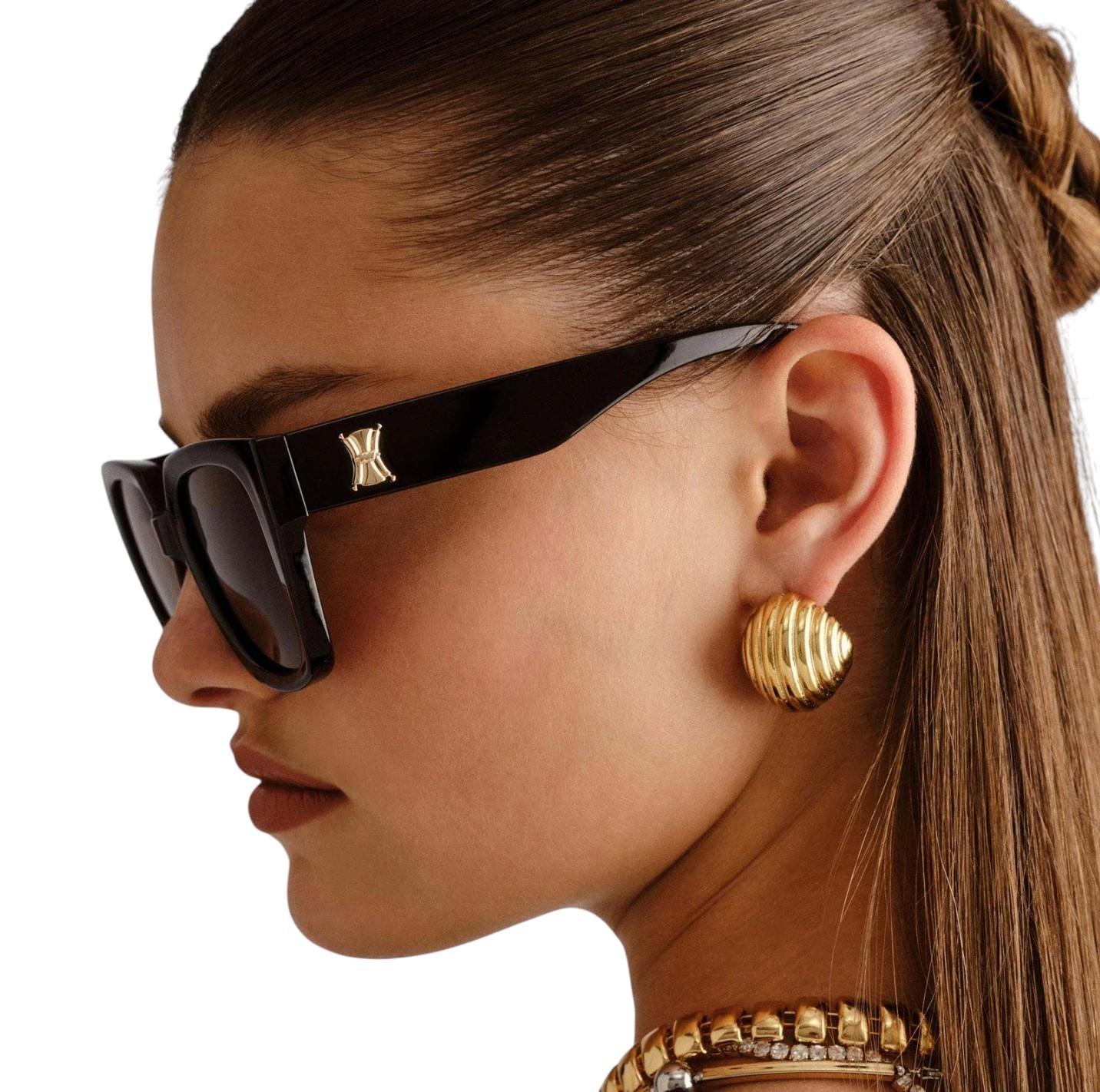 Le Specs The Illusion Sunglasses | Black, Oversized, Square, Polarised, Acetate
